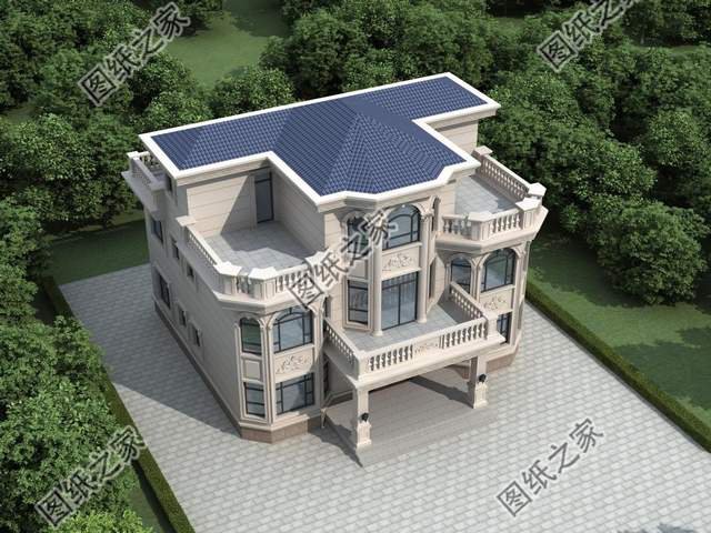 五款三層別墅設(shè)計(jì)，外觀新穎時(shí)尚，建一棟妥妥的人生贏家