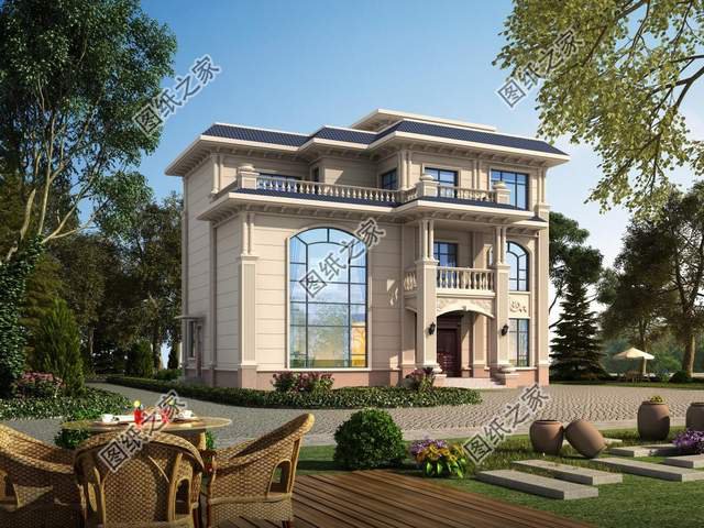 五款三層別墅設(shè)計(jì)，外觀新穎時(shí)尚，建一棟妥妥的人生贏家