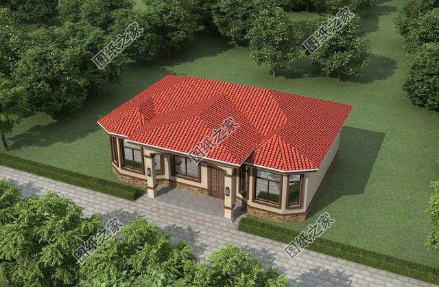 農(nóng)村一層別墅設(shè)計(jì)，穩(wěn)重踏實(shí)更實(shí)用，南北方都適合