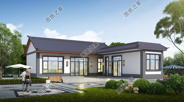 農(nóng)村一層別墅設(shè)計(jì)，穩(wěn)重踏實(shí)更實(shí)用，南北方都適合