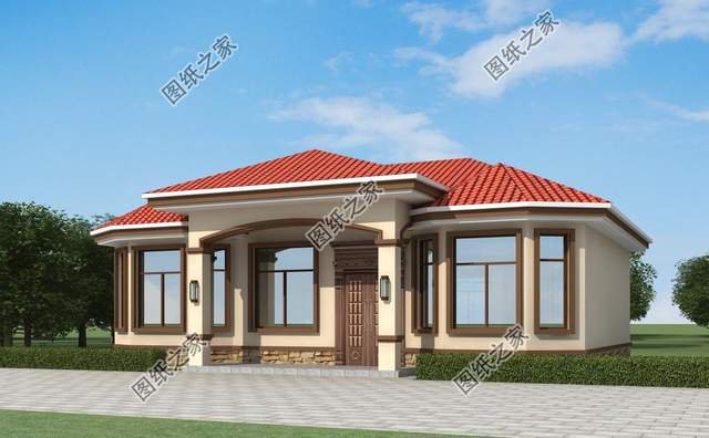 農(nóng)村一層別墅設(shè)計(jì)，穩(wěn)重踏實(shí)更實(shí)用，南北方都適合