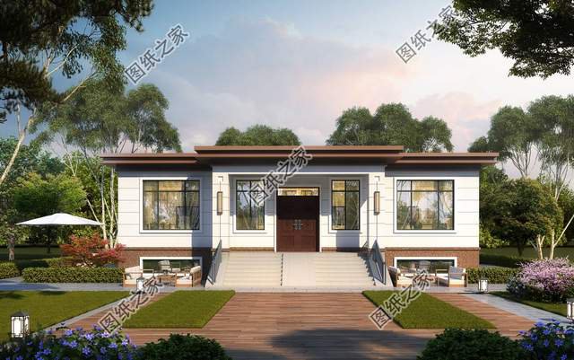 農(nóng)村一層別墅設(shè)計(jì)，穩(wěn)重踏實(shí)更實(shí)用，南北方都適合