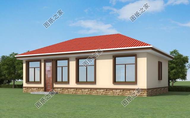 農(nóng)村一層別墅設(shè)計(jì)，穩(wěn)重踏實(shí)更實(shí)用，南北方都適合