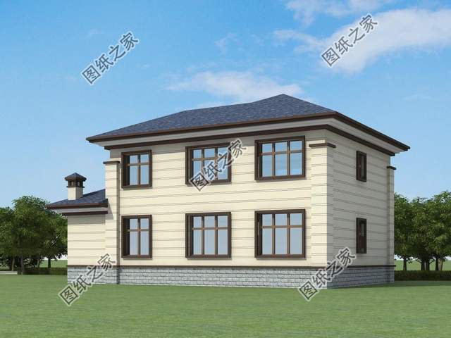 鄉(xiāng)村二層別墅設(shè)計，造型錯落有致，美觀大氣