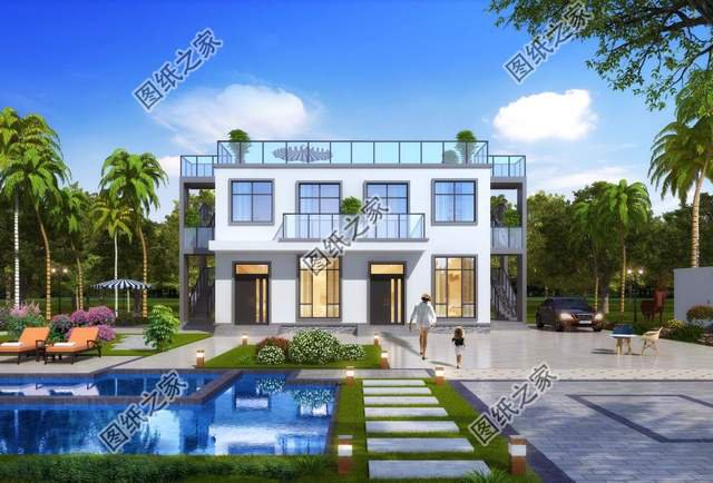 現(xiàn)代風(fēng)別墅設(shè)計(jì)，奢華時(shí)尚，秒殺眾多農(nóng)村小洋樓