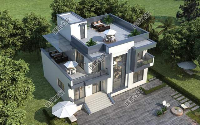 現(xiàn)代風(fēng)別墅設(shè)計(jì)，奢華時(shí)尚，秒殺眾多農(nóng)村小洋樓