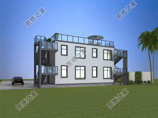 現(xiàn)代風(fēng)別墅設(shè)計(jì)，奢華時(shí)尚，秒殺眾多農(nóng)村小洋樓