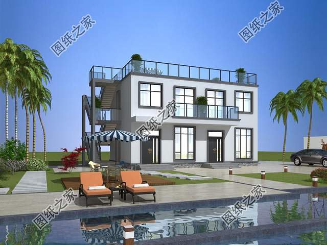 現(xiàn)代風(fēng)別墅設(shè)計(jì)，奢華時(shí)尚，秒殺眾多農(nóng)村小洋樓