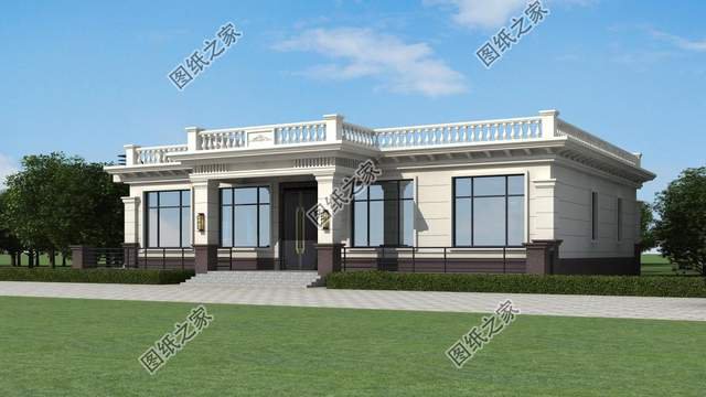 新款一層別墅設(shè)計(jì)，在老家蓋這樣的住宅，擱誰(shuí)不心動(dòng)