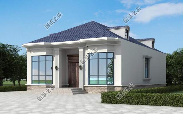 新款一層別墅設(shè)計(jì)，在老家蓋這樣的住宅，擱誰(shuí)不心動(dòng)