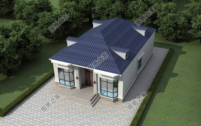 新款一層別墅設(shè)計(jì)，在老家蓋這樣的住宅，擱誰(shuí)不心動(dòng)