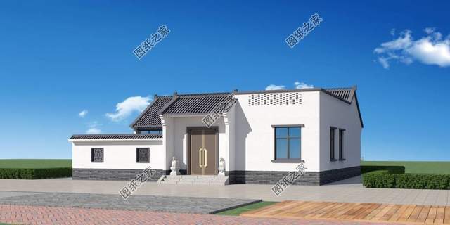 新款一層別墅設(shè)計(jì)，在老家蓋這樣的住宅，擱誰(shuí)不心動(dòng)