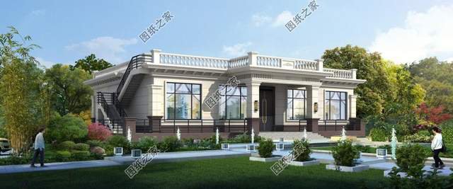 新款一層別墅設(shè)計(jì)，在老家蓋這樣的住宅，擱誰(shuí)不心動(dòng)