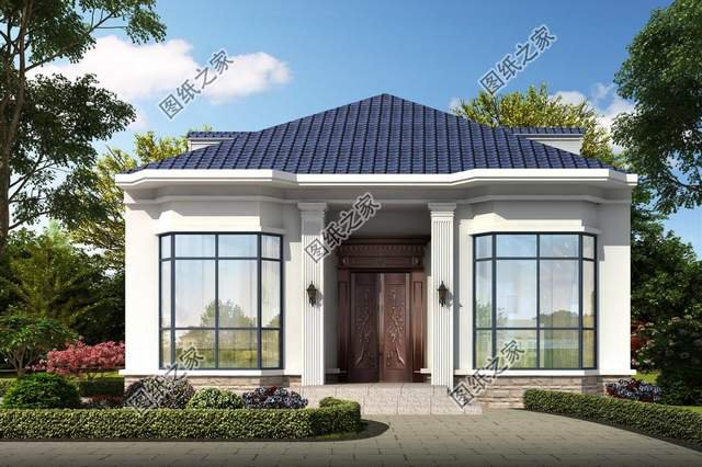 新款一層別墅設(shè)計(jì)，在老家蓋這樣的住宅，擱誰(shuí)不心動(dòng)