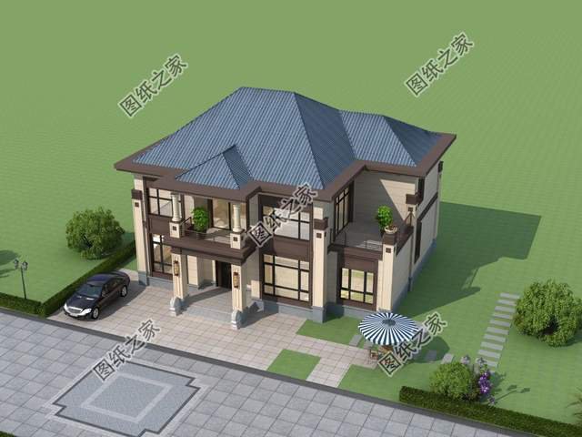 新中式風(fēng)農(nóng)村別墅設(shè)計(jì)，符合老百姓的傳統(tǒng)審美，帶來(lái)舒適享受