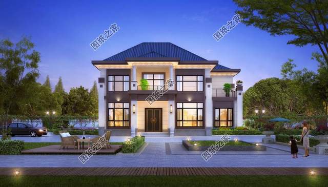 新中式風(fēng)農(nóng)村別墅設(shè)計(jì)，符合老百姓的傳統(tǒng)審美，帶來(lái)舒適享受