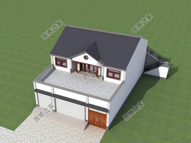 帶商鋪的農(nóng)村別墅設(shè)計(jì)，在家也能掙到錢，全家老小都喜歡