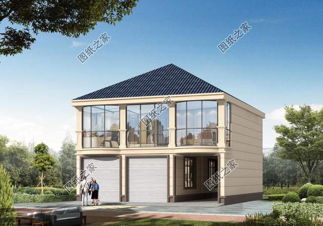 帶商鋪的農(nóng)村別墅設(shè)計(jì)，在家也能掙到錢，全家老小都喜歡