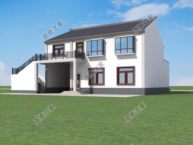 帶商鋪的農(nóng)村別墅設(shè)計(jì)，在家也能掙到錢，全家老小都喜歡