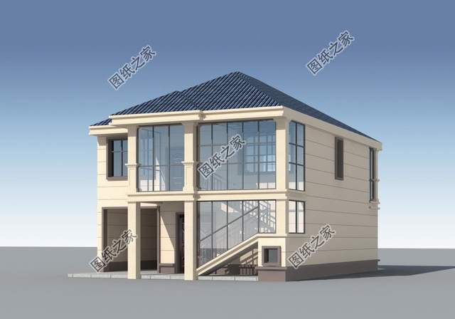 帶商鋪的農(nóng)村別墅設(shè)計(jì)，在家也能掙到錢，全家老小都喜歡