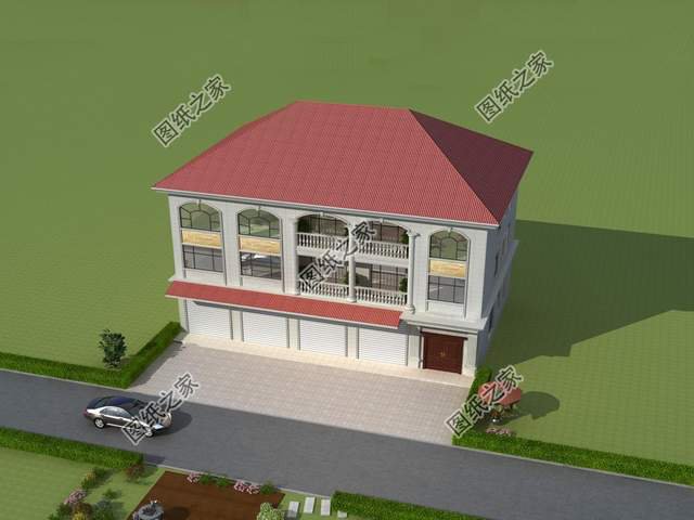 帶商鋪的農(nóng)村別墅設(shè)計(jì)，在家也能掙到錢，全家老小都喜歡