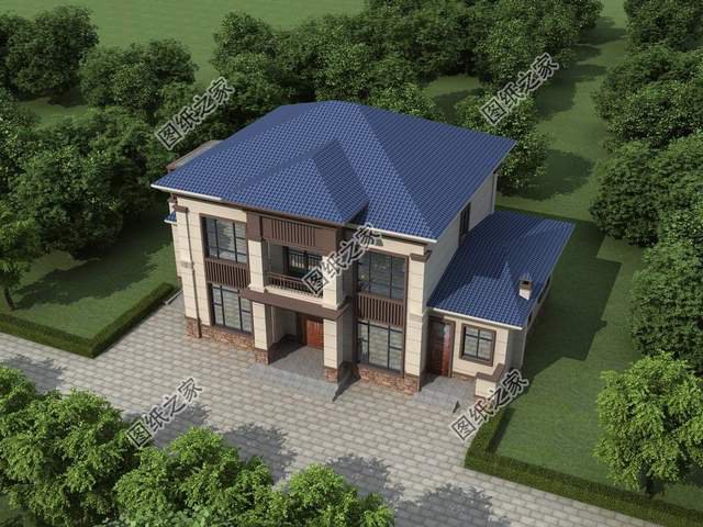 農(nóng)村二層別墅設計，更為經(jīng)濟實用，適合老百姓的建造優(yōu)質(zhì)戶型