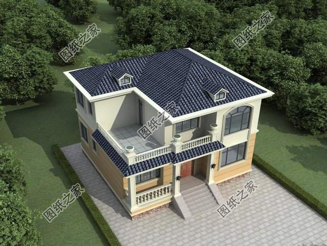 農(nóng)村二層別墅設計，更為經(jīng)濟實用，適合老百姓的建造優(yōu)質(zhì)戶型