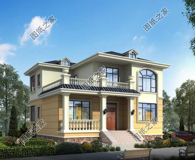 農(nóng)村二層別墅設計，更為經(jīng)濟實用，適合老百姓的建造優(yōu)質(zhì)戶型