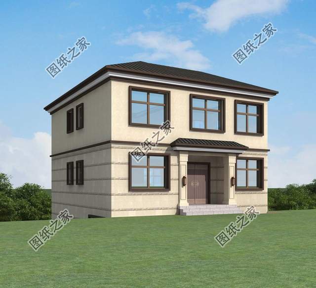 三層兩開(kāi)間別墅設(shè)計(jì)，小面寬也能建好房，城里人看了都羨慕了