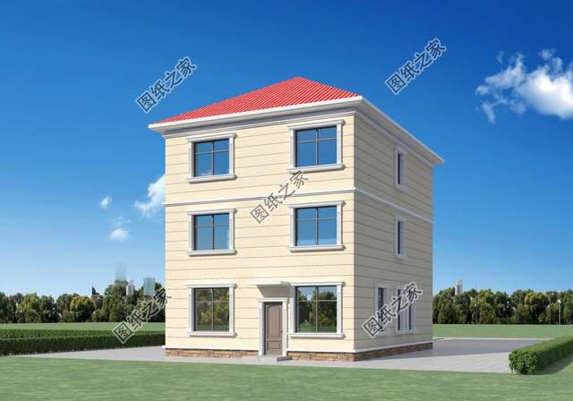 三層兩開(kāi)間別墅設(shè)計(jì)，小面寬也能建好房，城里人看了都羨慕了