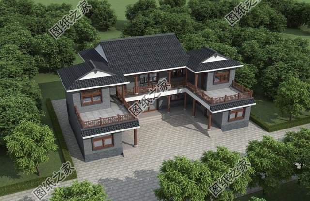 中式合院別墅設(shè)計(jì)推薦，既寬敞又大氣享受放松愜意生活