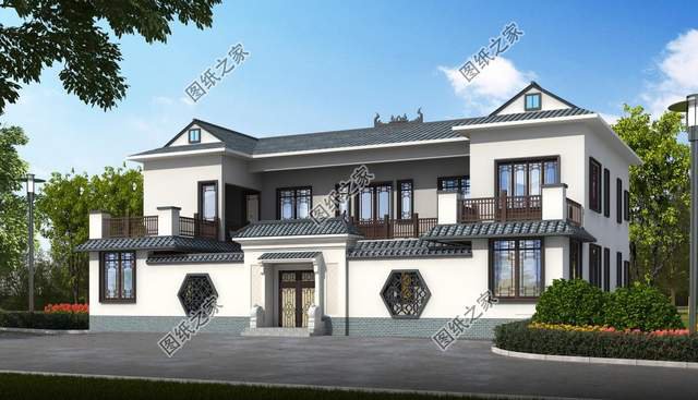 中式合院別墅設(shè)計(jì)推薦，既寬敞又大氣享受放松愜意生活