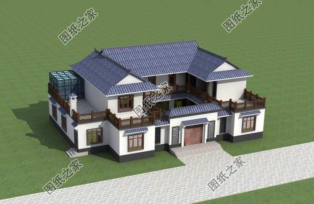 中式合院別墅設(shè)計(jì)推薦，既寬敞又大氣享受放松愜意生活