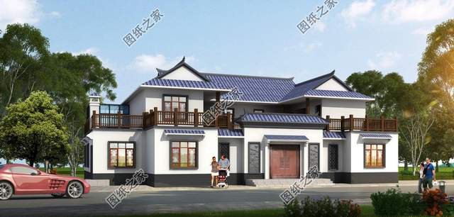 中式合院別墅設(shè)計(jì)推薦，既寬敞又大氣享受放松愜意生活