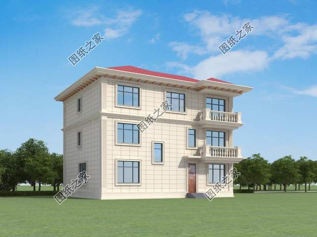 農(nóng)村三層簡歐式別墅設(shè)計，造價不高人人都可以建，喜歡收藏不錯過