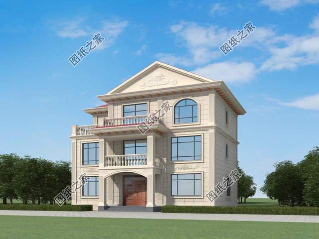 農(nóng)村三層簡歐式別墅設(shè)計，造價不高人人都可以建，喜歡收藏不錯過