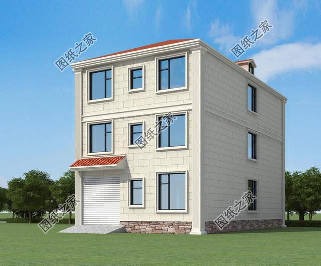 農(nóng)村三層簡歐式別墅設(shè)計，造價不高人人都可以建，喜歡收藏不錯過