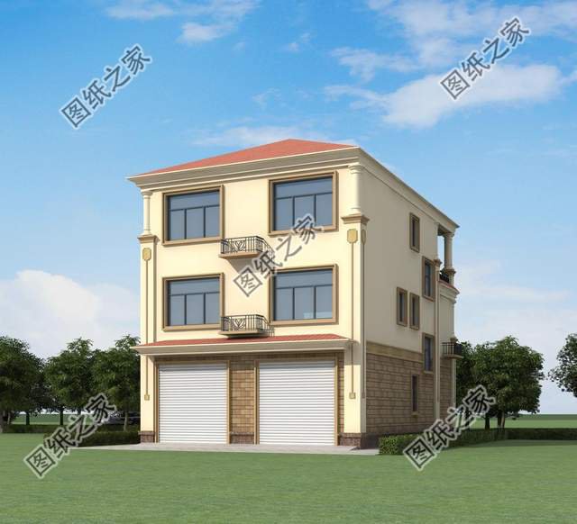 農(nóng)村三層簡歐式別墅設(shè)計，造價不高人人都可以建，喜歡收藏不錯過