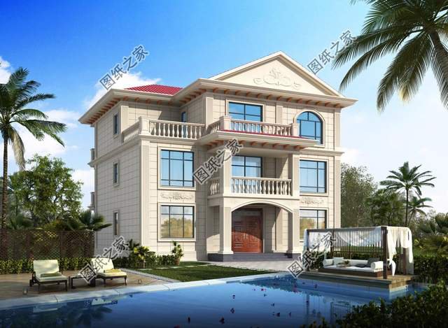 農(nóng)村三層簡歐式別墅設(shè)計，造價不高人人都可以建，喜歡收藏不錯過