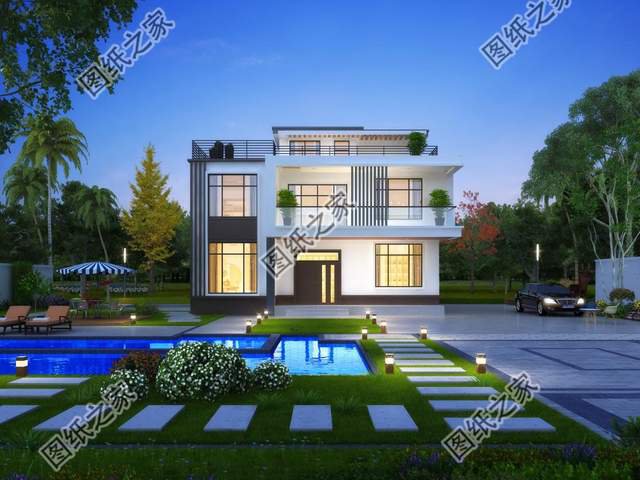 現代風格鄉(xiāng)村別墅，勇于打破常規(guī)的設計理念，彰顯年輕人的個性化