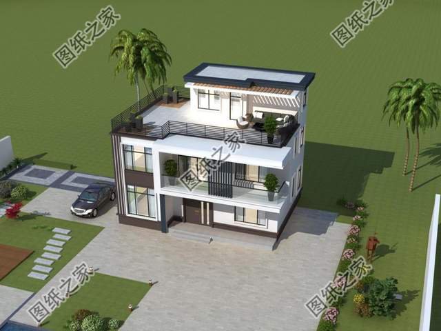 現代風格鄉(xiāng)村別墅，勇于打破常規(guī)的設計理念，彰顯年輕人的個性化