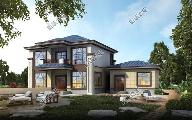 新中式農(nóng)村別墅設(shè)計(jì)推薦，中式質(zhì)感十足，絕對(duì)適合老家建