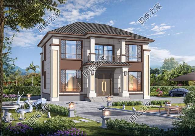 新中式農(nóng)村別墅設(shè)計(jì)推薦，中式質(zhì)感十足，絕對(duì)適合老家建