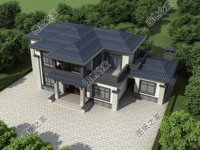 新中式農(nóng)村別墅設(shè)計(jì)推薦，中式質(zhì)感十足，絕對(duì)適合老家建