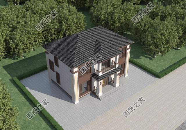 新中式農(nóng)村別墅設(shè)計(jì)推薦，中式質(zhì)感十足，絕對(duì)適合老家建