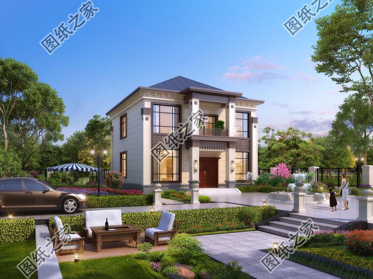 最實(shí)用農(nóng)村別墅設(shè)計(jì)，外觀端莊大氣，國(guó)人的理想住宅