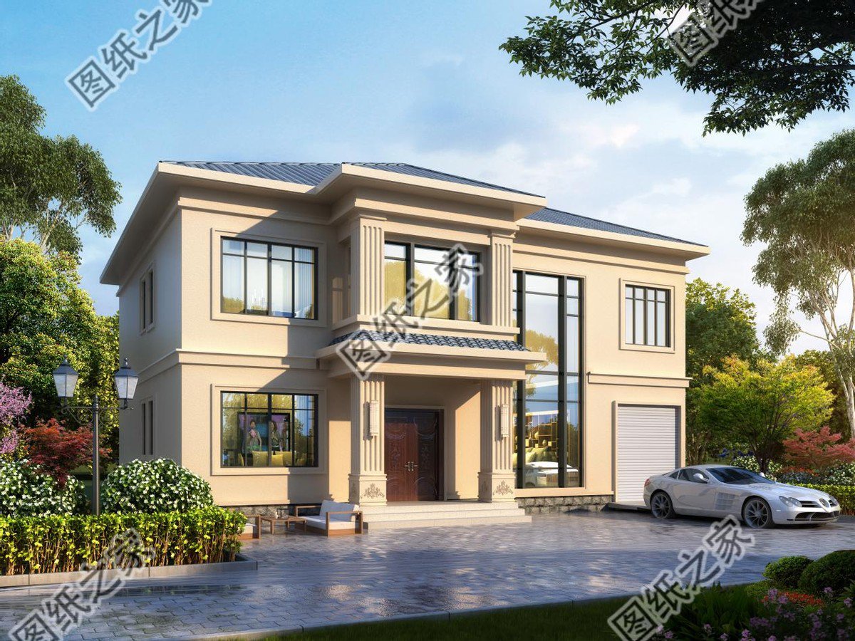 最實(shí)用農(nóng)村別墅設(shè)計(jì)，外觀端莊大氣，國(guó)人的理想住宅