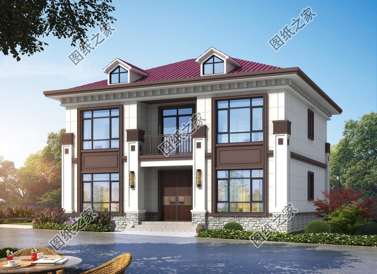 最實(shí)用農(nóng)村別墅設(shè)計(jì)，外觀端莊大氣，國(guó)人的理想住宅