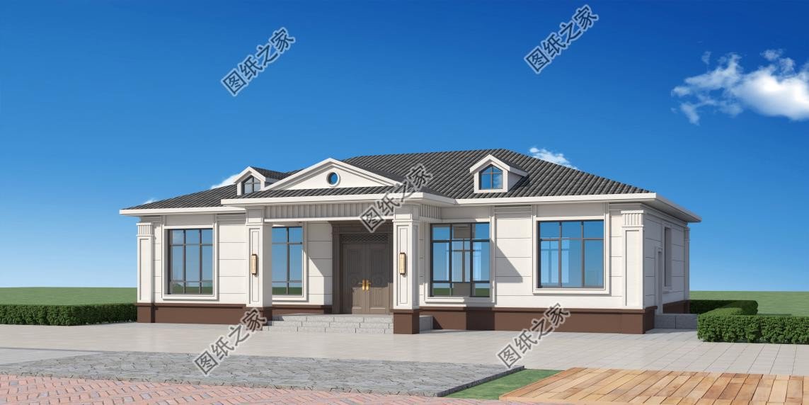 農(nóng)村大開(kāi)間一層自建房設(shè)計(jì)，造價(jià)經(jīng)濟(jì)實(shí)惠，晚年養(yǎng)老必備選擇