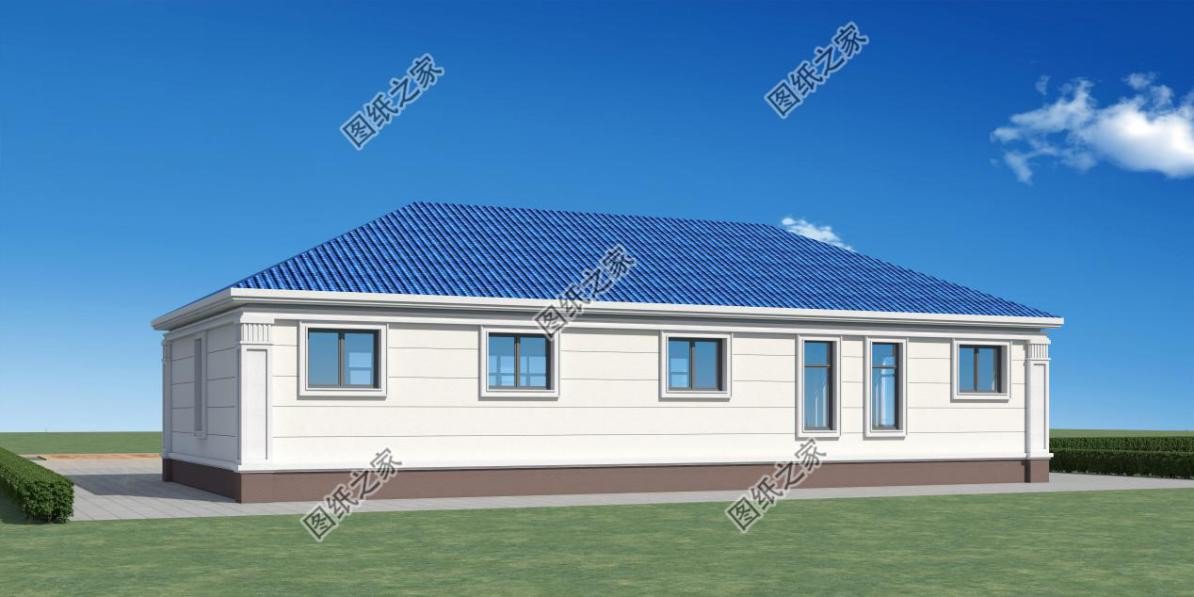 農(nóng)村大開(kāi)間一層自建房設(shè)計(jì)，造價(jià)經(jīng)濟(jì)實(shí)惠，晚年養(yǎng)老必備選擇